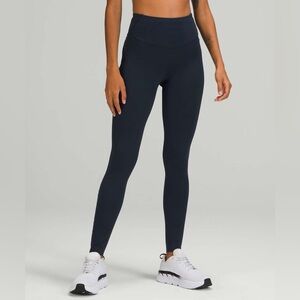 Lululemon Base Pace High-Rise Tight 28" length in True Navy / Size 4